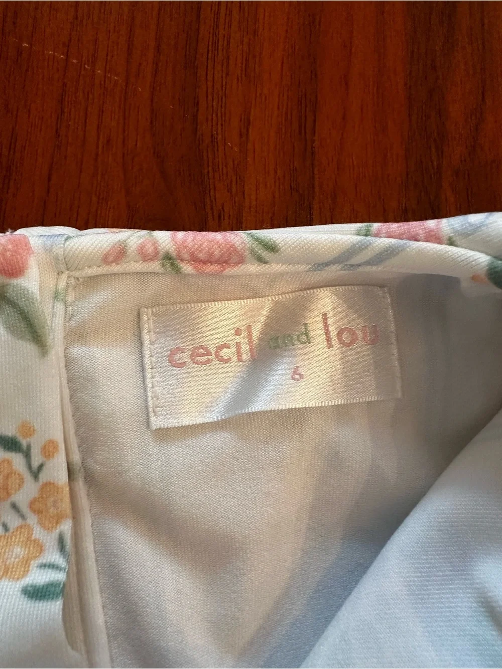 Cecil & Lou Girls Floral Hydrangea Leggings Set Light Blue size 6